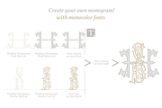 Wedding Monograms fonts set, a Serif Font by kaer_shop (Thumbnail 9 of 10)