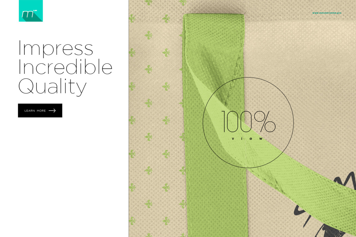 Non-woven Carrier Eco Bag Mock-up, a Product Mockup by BlackMocca (Photo 7 of 7)