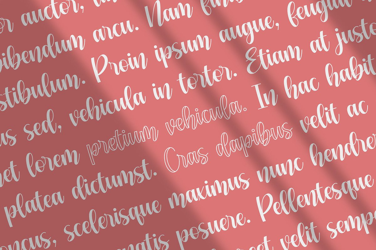 Bohemik | Bouncy Script, a Script Font by Lemonthe (Photo 5 of 7)