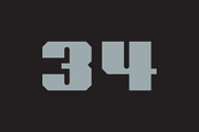 Superhuman Numeral Set, a Sans Serif Font by Port Design Company (Thumbnail 4 of 6)