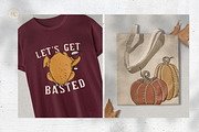 Hand Drawn Thanksgiving Images, a Seasonal Illustration by H&C Drawings & Designs (Thumbnail 9 of 15)