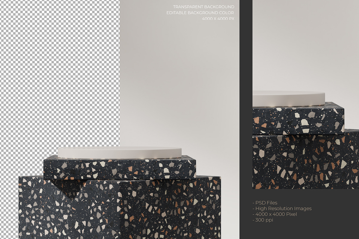 5 Podium with Transparent Background, a Background Graphic by faustudio (Photo 3 of 7)