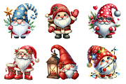 Red And White Gnome Clipart, an Illustration by SinaCreation (Thumbnail 4 of 7)