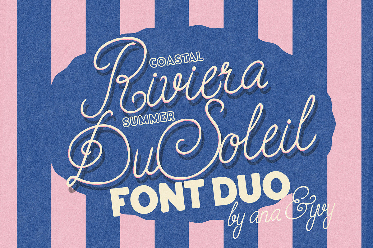 Riviera Du Soleil Font Duo, a Script Font by ana & yvy (Photo 8 of 17)