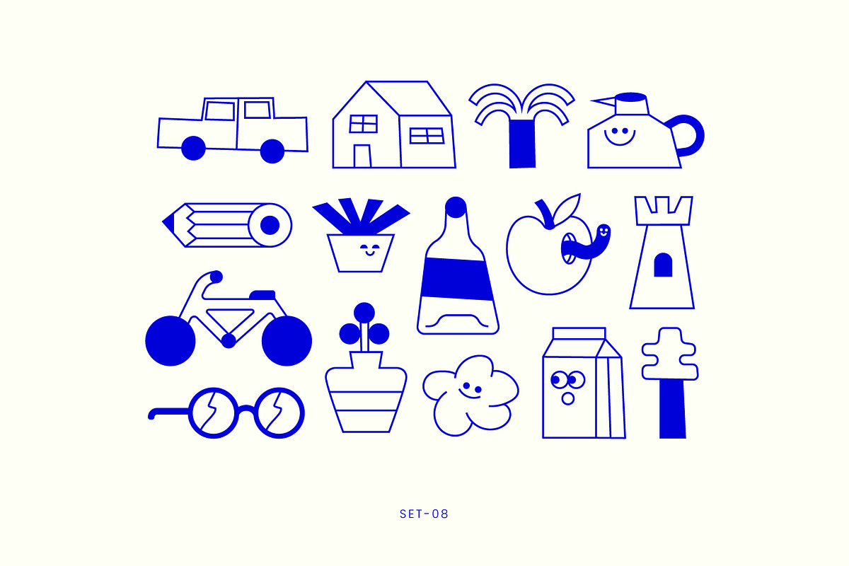 Various Doodle Elements, an Object Graphic by Léo Alexandre (Photo 9 of 17)