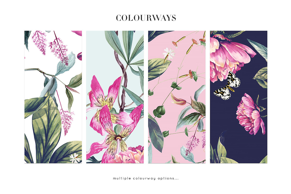 Peony Reverie Prints & Motifs, a Pattern Graphic by Pink Linen (Photo 5 of 10)