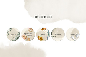 FLORAL Instagram Templates