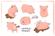 Little Piggy, an Animal Illustration by Twisted Tail (Thumbnail 5 of 5)