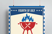 Fourth of July BBQ Party, a Flyer Template by MightyDesign (Thumbnail 2 of 8)