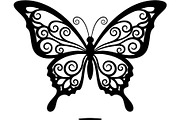 Elegant Butterfly Silhouette, an Object Graphic by Designer_Momina (Thumbnail 10 of 20)