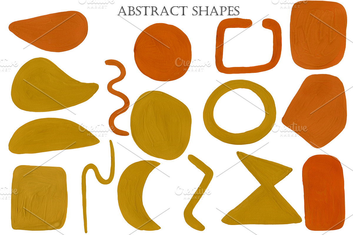 Abstract shapes collection., a Texture Illustration by TaPilipa (Photo 6 of 9)