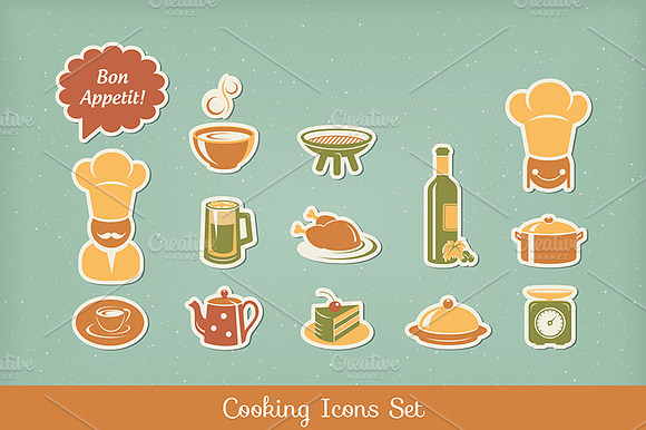 Cooking Icons Set