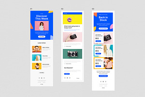 Modern Geometric Email Newsletter