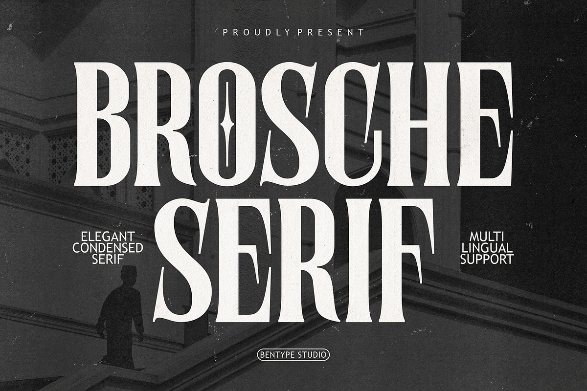 Brosche Serif - Elegant Condensed, a Serif Font by Bentype Studio (Photo 1 of 8)