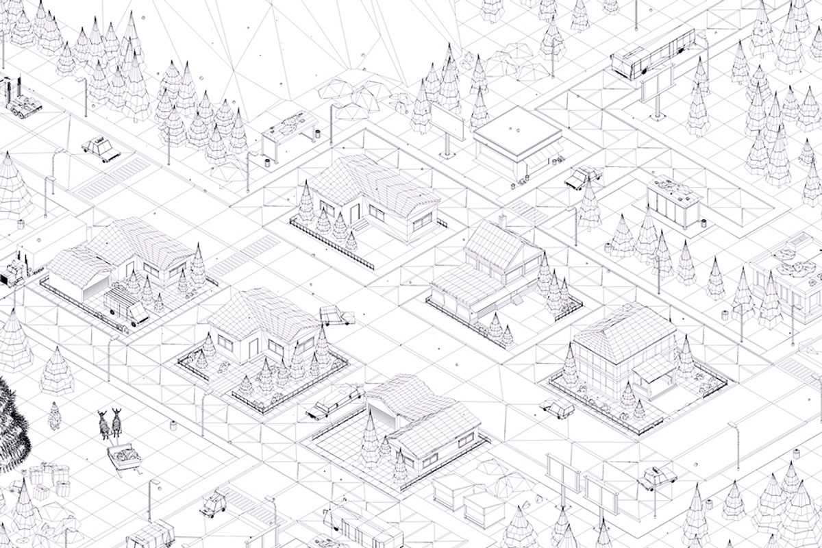 Low Poly City Winter Pack, an Environmental 3D Model by Anton Moek (Photo 9 of 9)