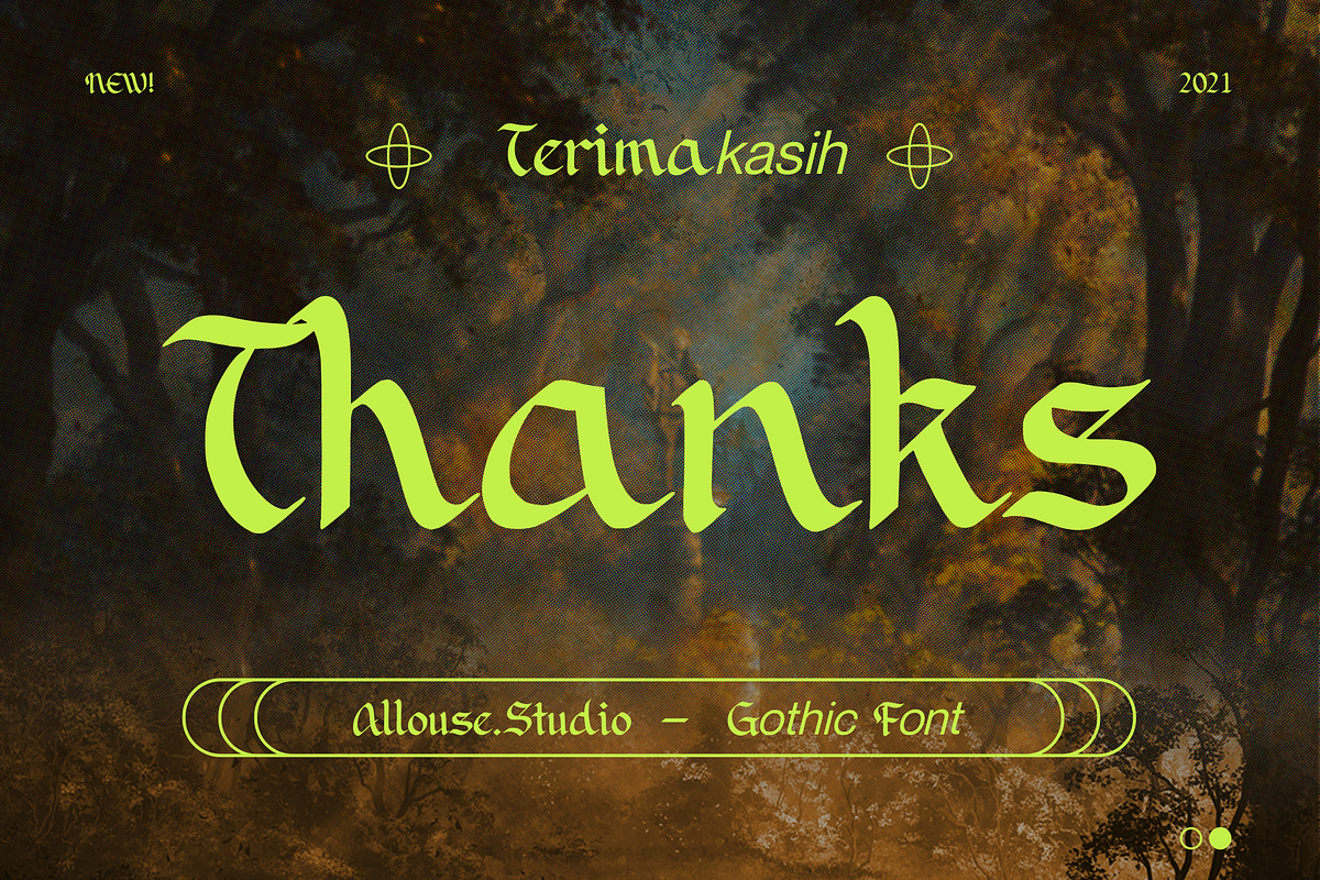 Xwisth Font, a Blackletter Font by Allouse Studio (Photo 11 of 11)