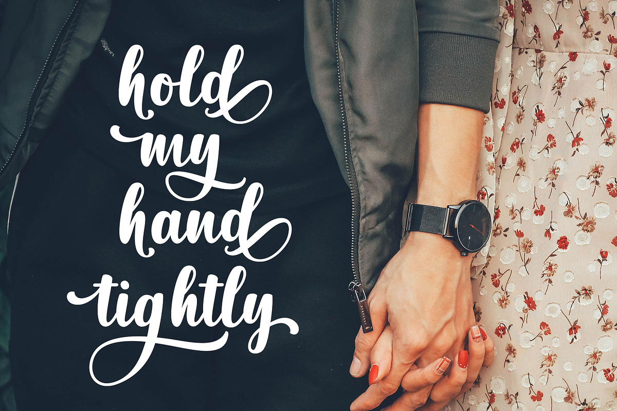 Chubby Girl Script, a Script Font by moriztype (Photo 2 of 9)