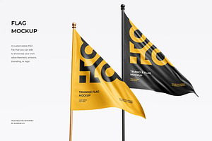 Flag Mockup, an Advertising Mockup by zpackcreative