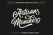 The Heritage Brand Collection, a Serif Font by Hustle Supply Co. (Thumbnail 6 of 14)