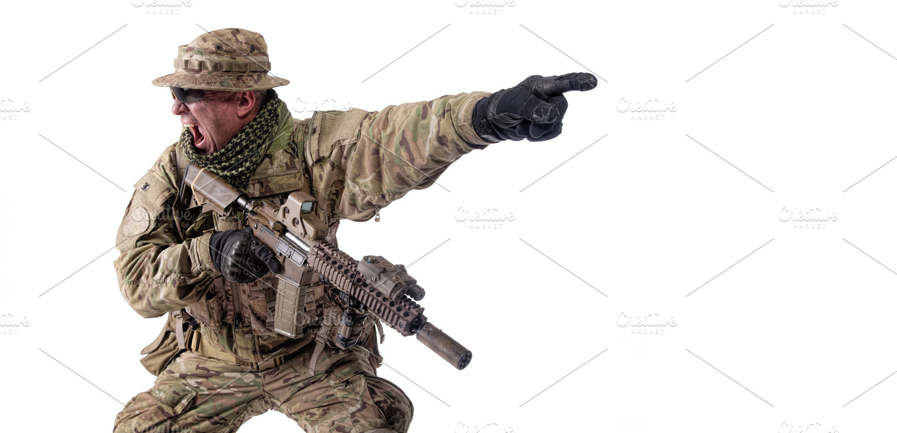 Army military soldier screaming containing infantry, infantryman, and fighter, a Person Photo by Getmilitaryphotos