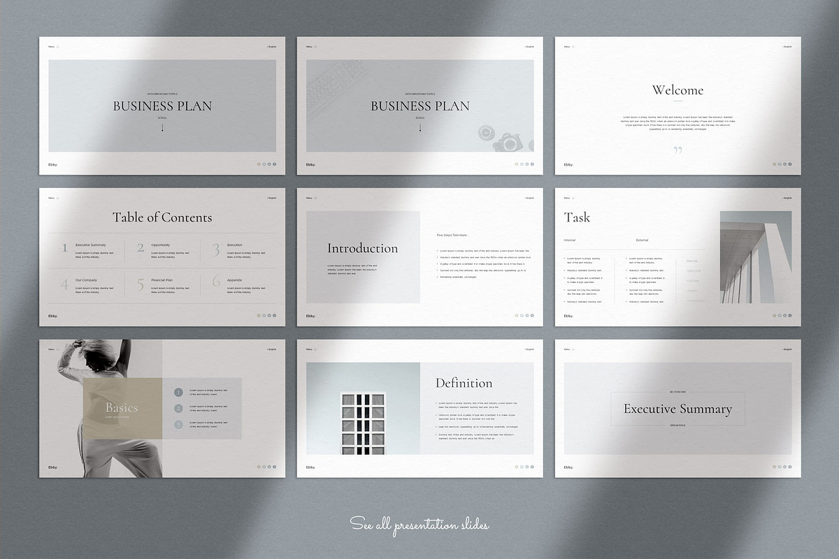 Business Plan PowerPoint Template, a Presentation Template by TemplatesForest (Photo 2 of 10)