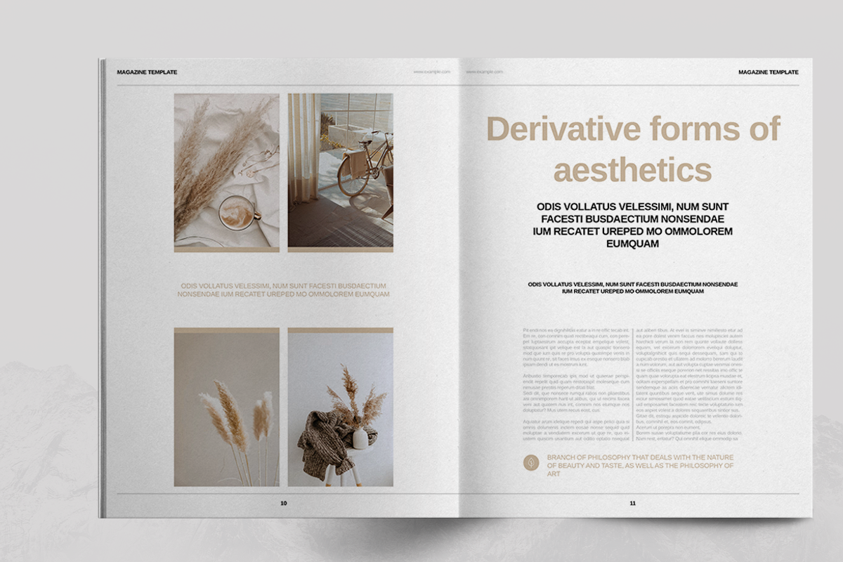 Lifestyle Magazine Layout, a Magazine Template by Boris Cupac (Photo 6 of 7)