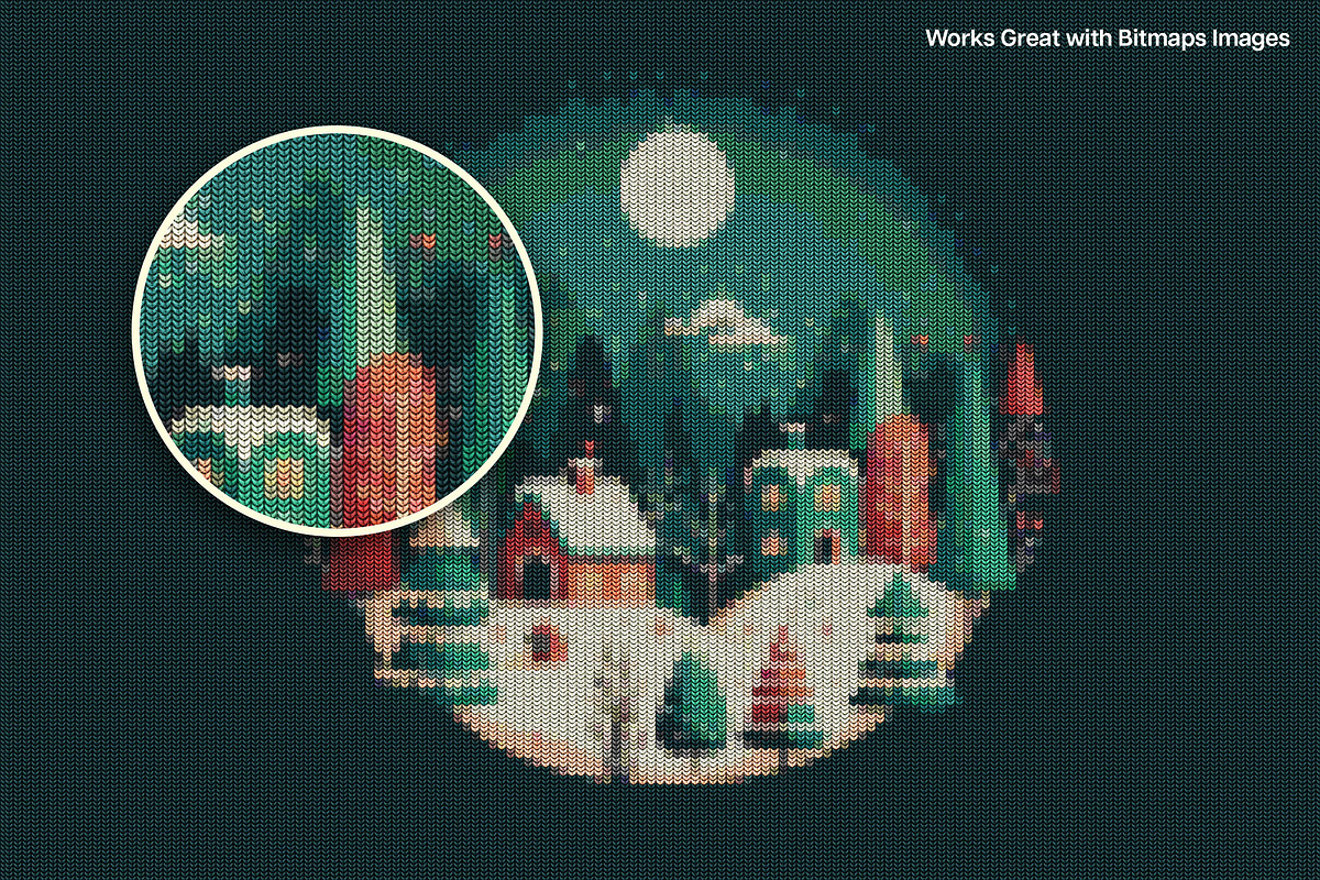 Christmas Sweater Effect, a Layer Style Add-On by pixelbuddha.net (Photo 3 of 8)