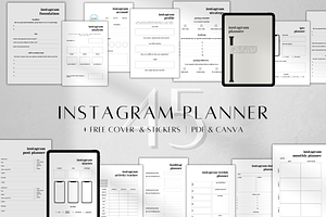 Instagram Planner Printable Canva