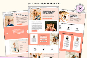 Social Media Manager Squarespace 7.1