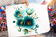 Watercolor Wildflower Clipart, an Illustration by GatewayDesign (Thumbnail 3 of 5)