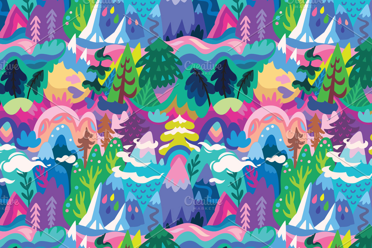 30 fantasy patterns, a Pattern Graphic by PenguinHouse