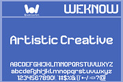 Slide Show font, a Sans Serif Font by weknow (Thumbnail 5 of 8)
