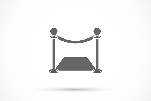 Fence With Carpet Icon