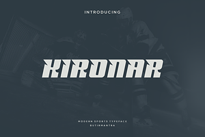 Kironar - Modern Sport Typeface