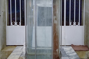 Thermal waters device exhibited at fair, piedras salgadas villag, an Arts & Entertainment Photo by DanFLCreativo