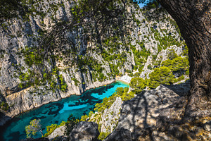 Calanque d en Vau bay in France