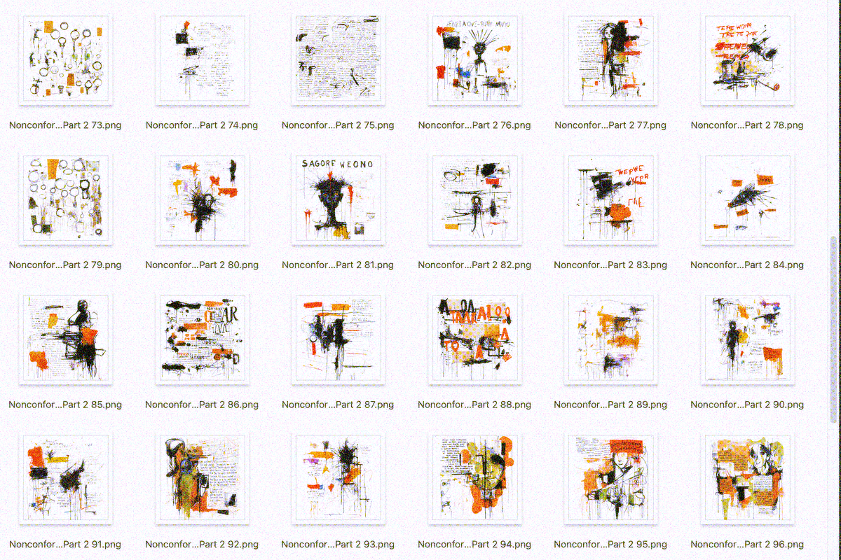 600+ Nonconformist Graphic Bundle, a Texture Graphic by Lilithcollageart (Photo 14 of 22)
