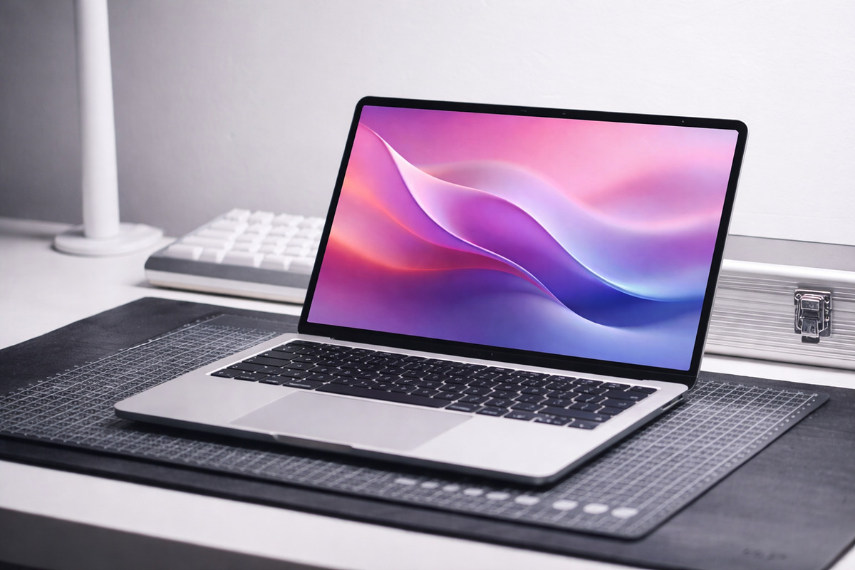 Abstract Gradient Waves 5K Wallpaper, a Wallpaper Graphic by Pulsecolor (Photo 3 of 4)