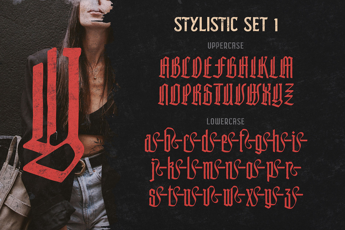 Wellfoge Blackletter Rough Font, a Blackletter Font by alit design (Photo 12 of 20)