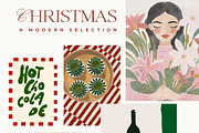 Modern Handmade Christmas Prints, a Background Graphic by Laras Wonderland (Thumbnail 5 of 10)