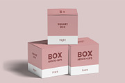 Square Box Mockups | Packaging, a Packaging Mockup by Compositing Studio (Thumbnail 19 of 20)