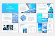 Blue Waves - PowerPoint Template, a Presentation Template by Helga_Design (Thumbnail 2 of 10)