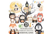 Cute Halloween Clipart, an Illustration by CharmClipart (Thumbnail 1 of 8)