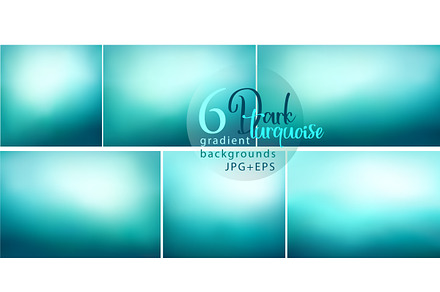 6 Dark teal blurred backgronds