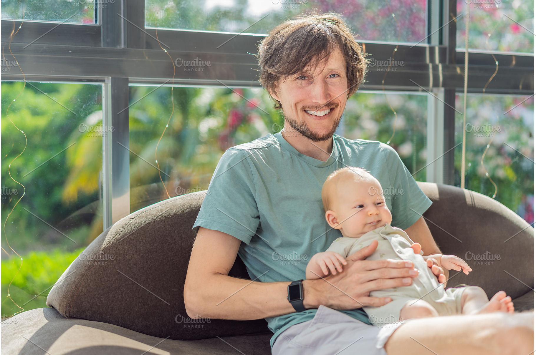 Father, his little son baby sitting, a Person Photo by Elizaveta Galitskaya