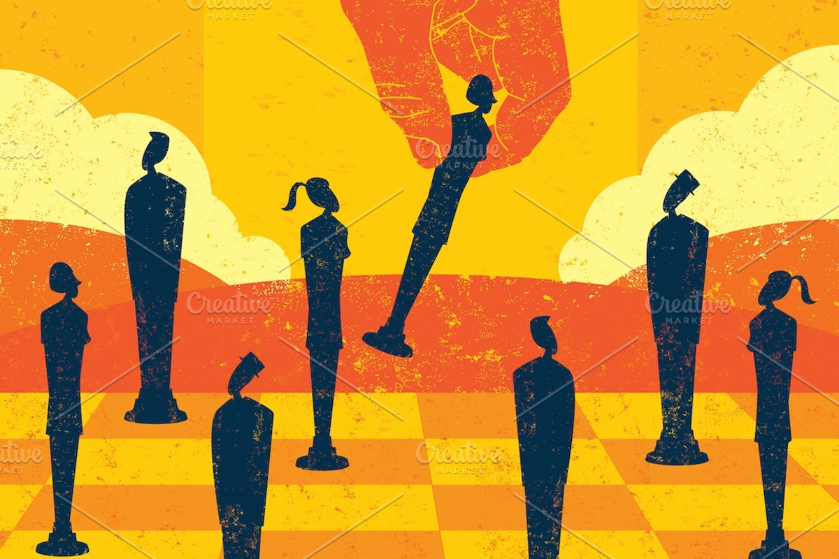 Strategic Management Decisions, a Person Illustration by retrorocket (Photo 1 of 2)