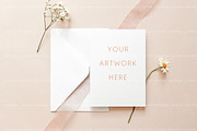 Card Mockup 5x7 Invitation Mockup, a Print Template by BirdieFrames (Thumbnail 2 of 4)
