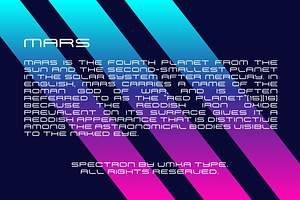 Spectron Display Font