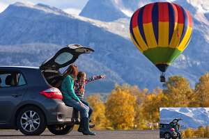 16 Hot Air Balloons Photo Overlays