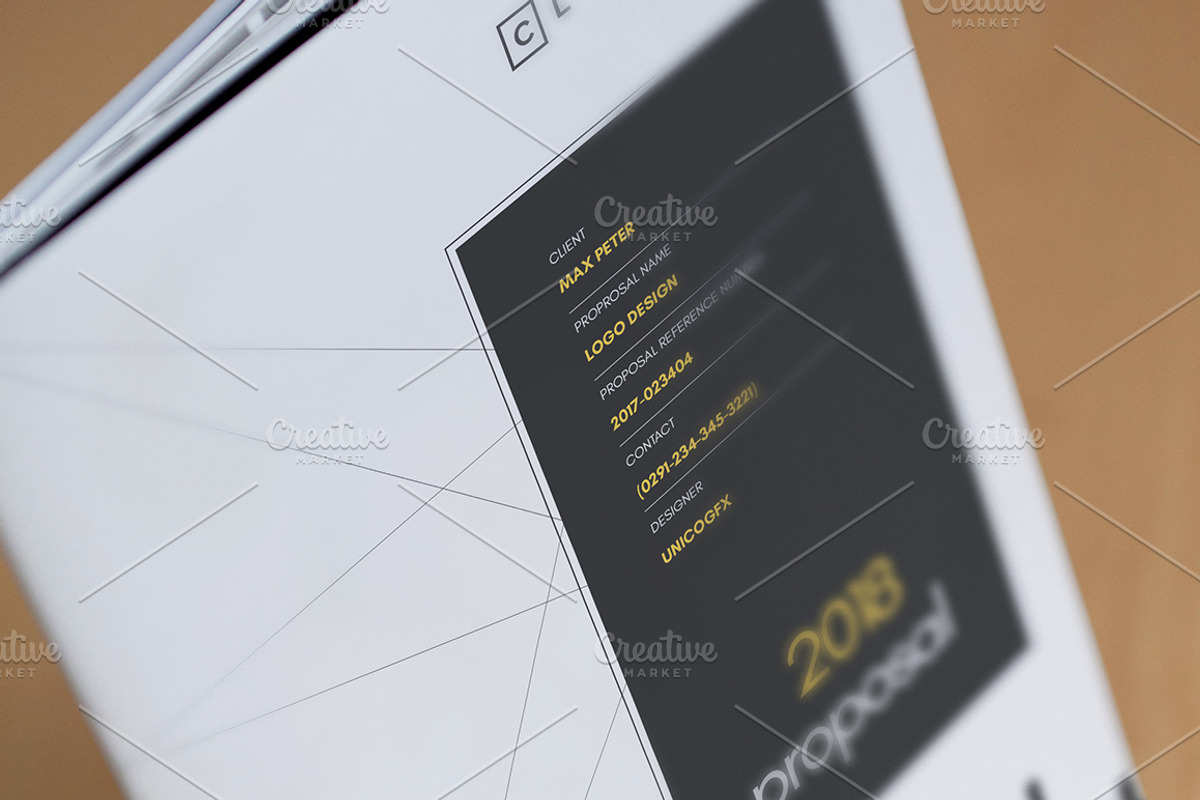 50 Page Full Proposal A4 / US Letter, a Stationery Template by Mastergfx (Photo 24 of 38)